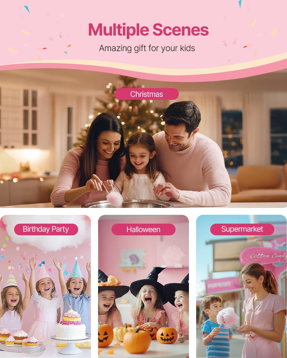 Cotton Candy Machine Rental – DIY Party Concession Machine